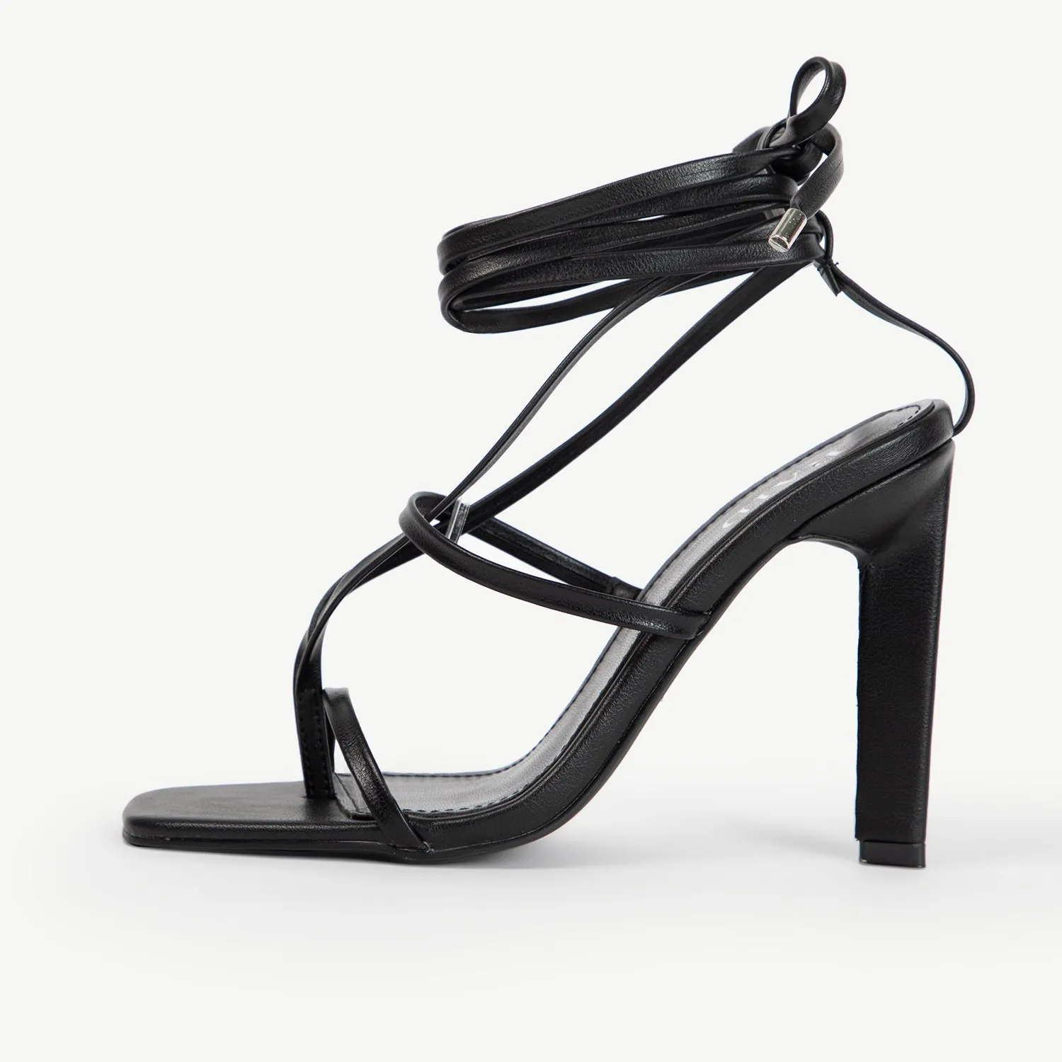 RAID Venosa Lace Up Heel in Black