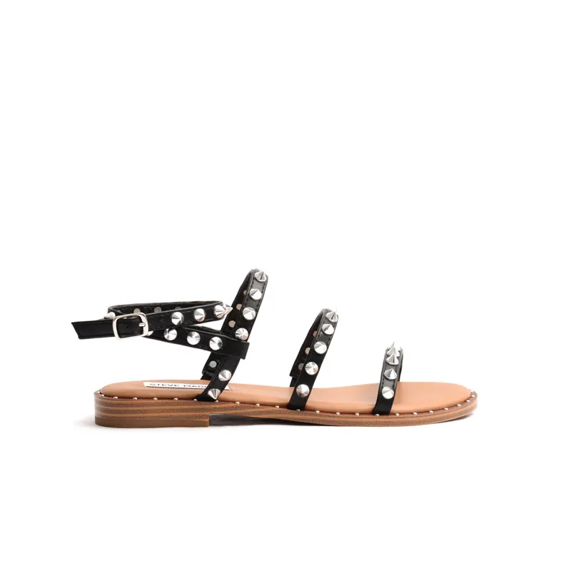 Rivet Strong Flat Lightweight Non-slip Women Sandals