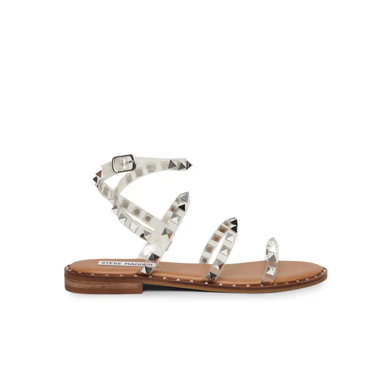 Rivet Strong Flat Lightweight Non-slip Women Sandals