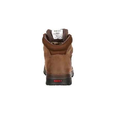 Rocky Men's 6" Outback Waterproof Chukka Boot - Brown FQ0008723