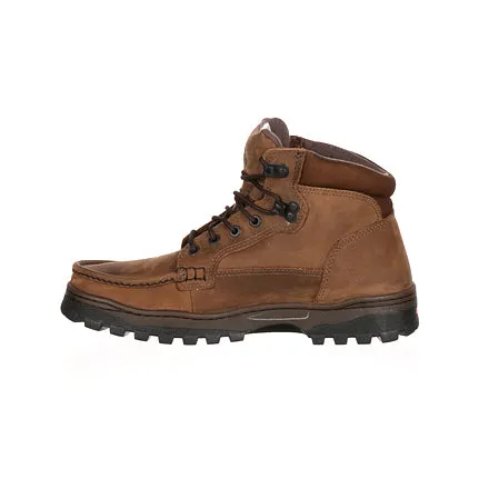 Rocky Men's 6" Outback Waterproof Chukka Boot - Brown FQ0008723
