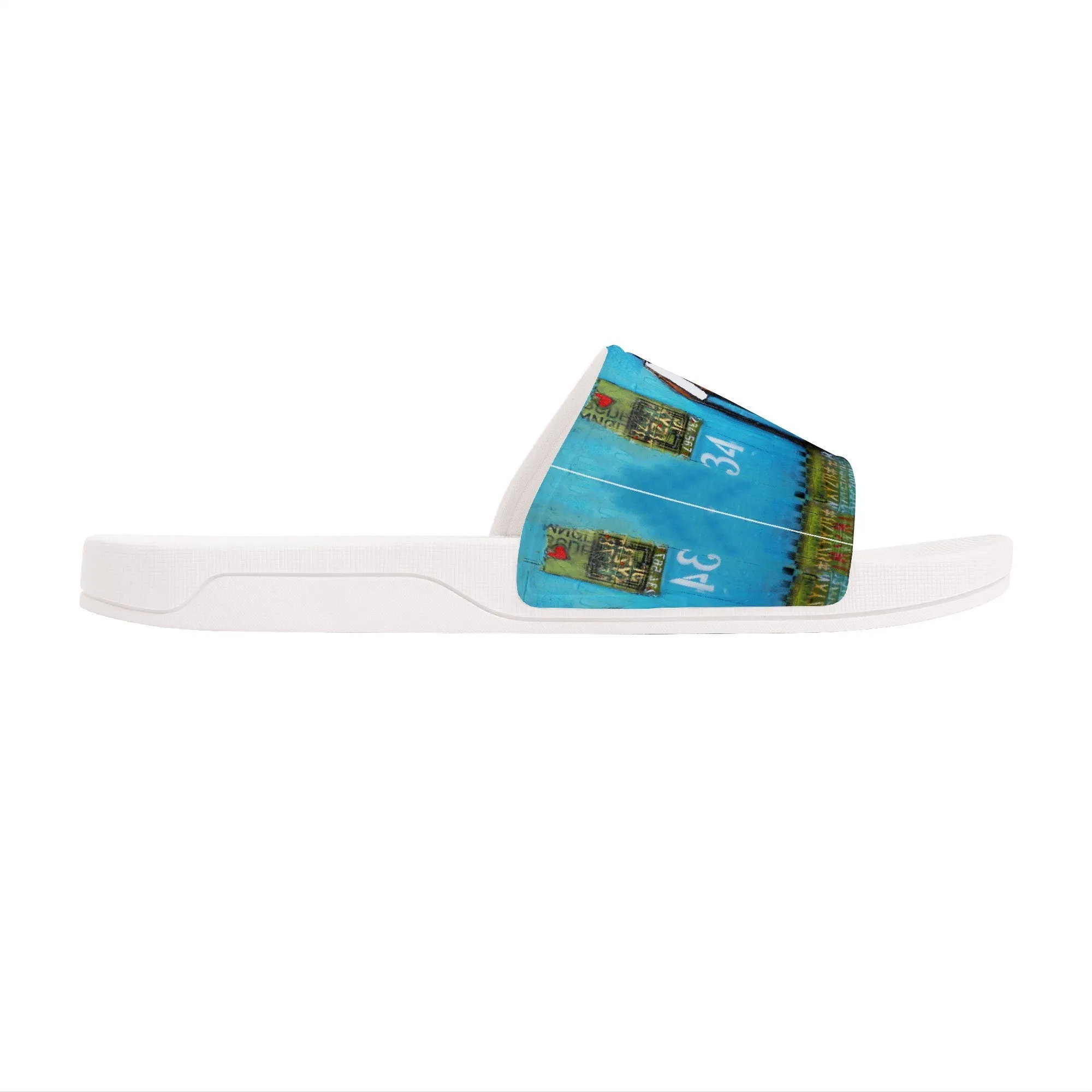 Somewhere in time Slide Sandals - White