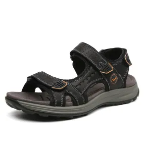 Summer Genuine Leather Lightweight Beach Sandals