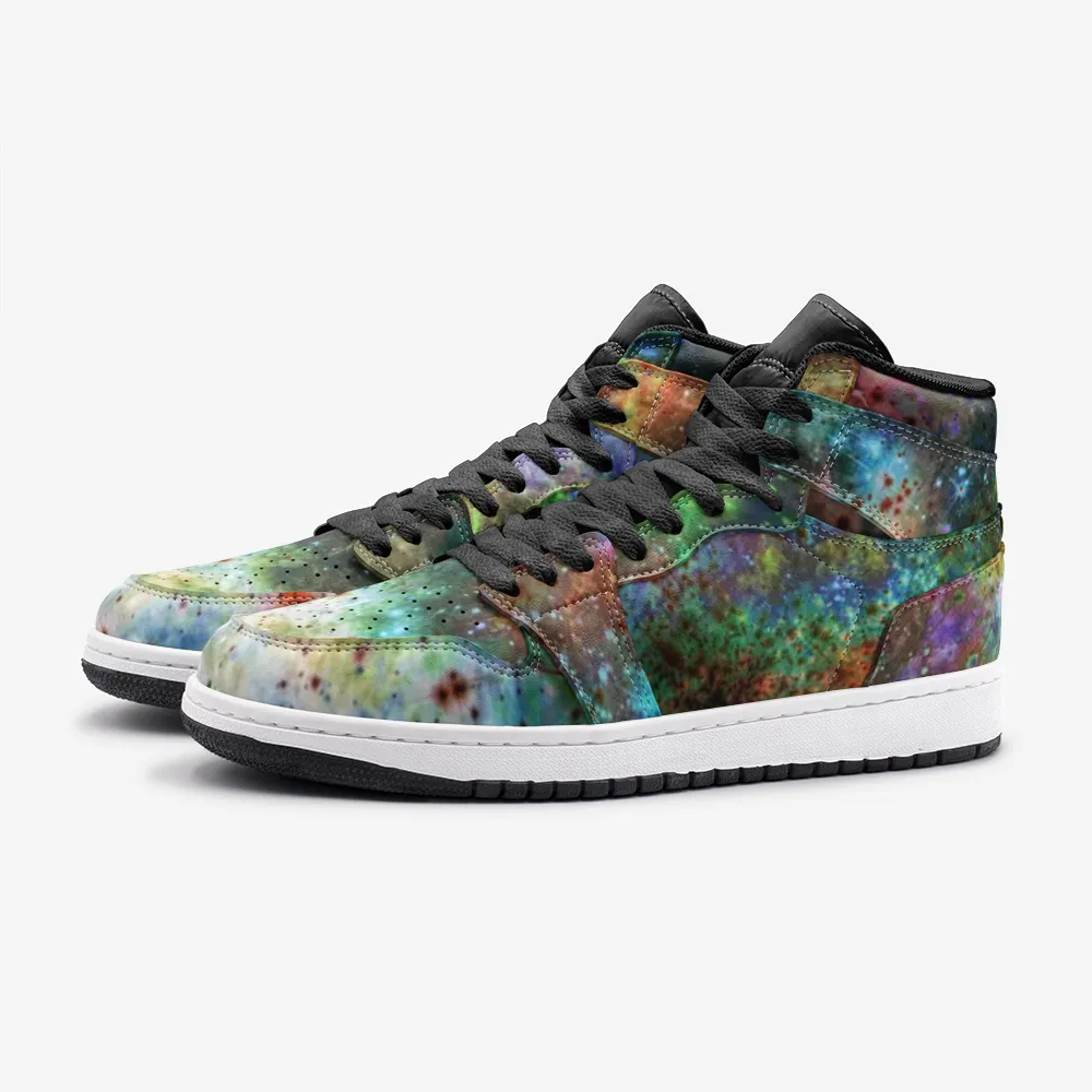 Supernova Psychedelic Full-Style High-Top Sneakers