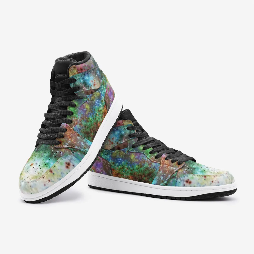 Supernova Psychedelic Full-Style High-Top Sneakers