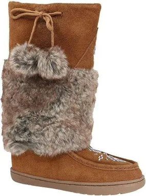 Taxi Women's Lucky-01 Mid Mukluk Boots- Chestnut
