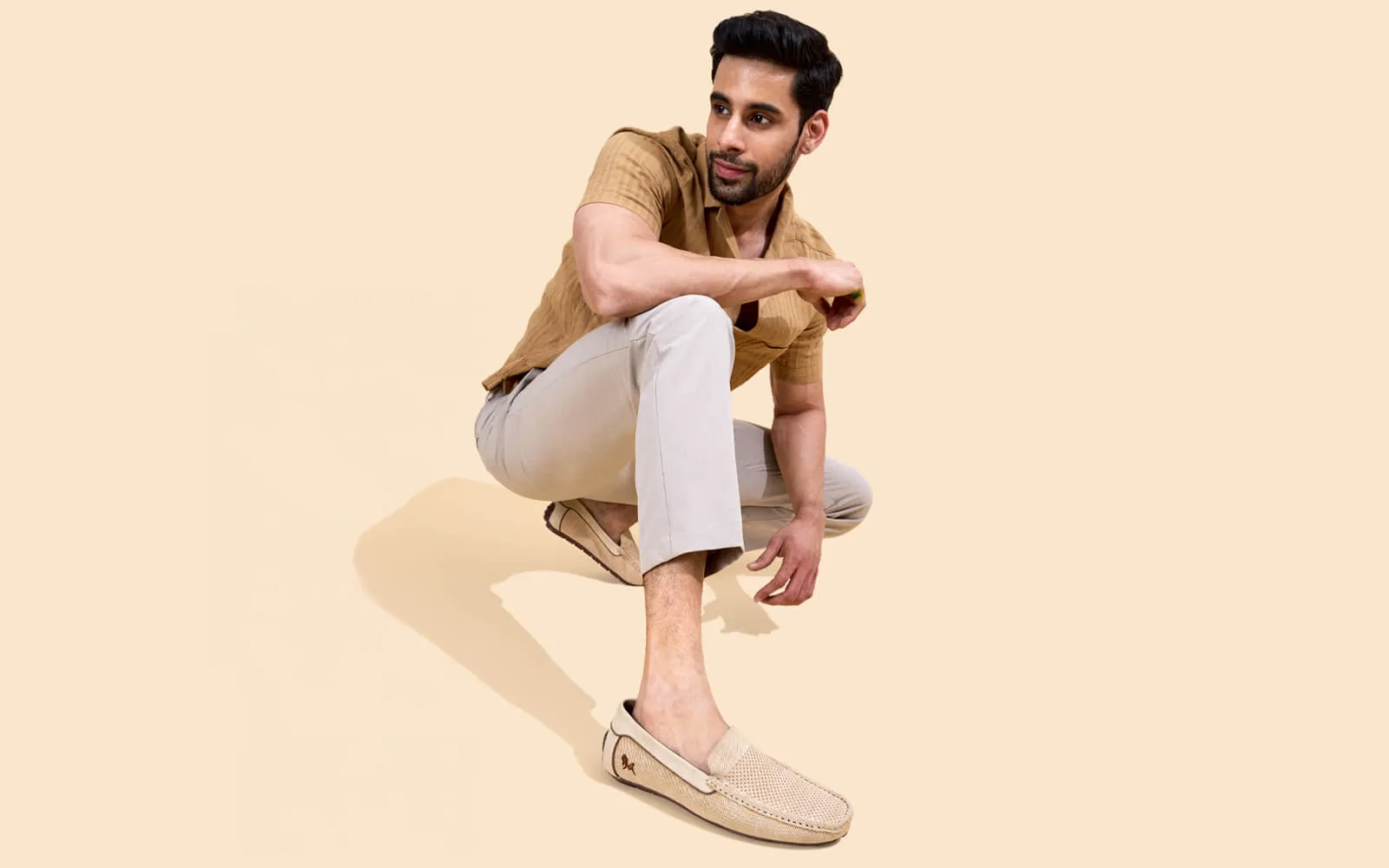 The Weave Loafers : Beige