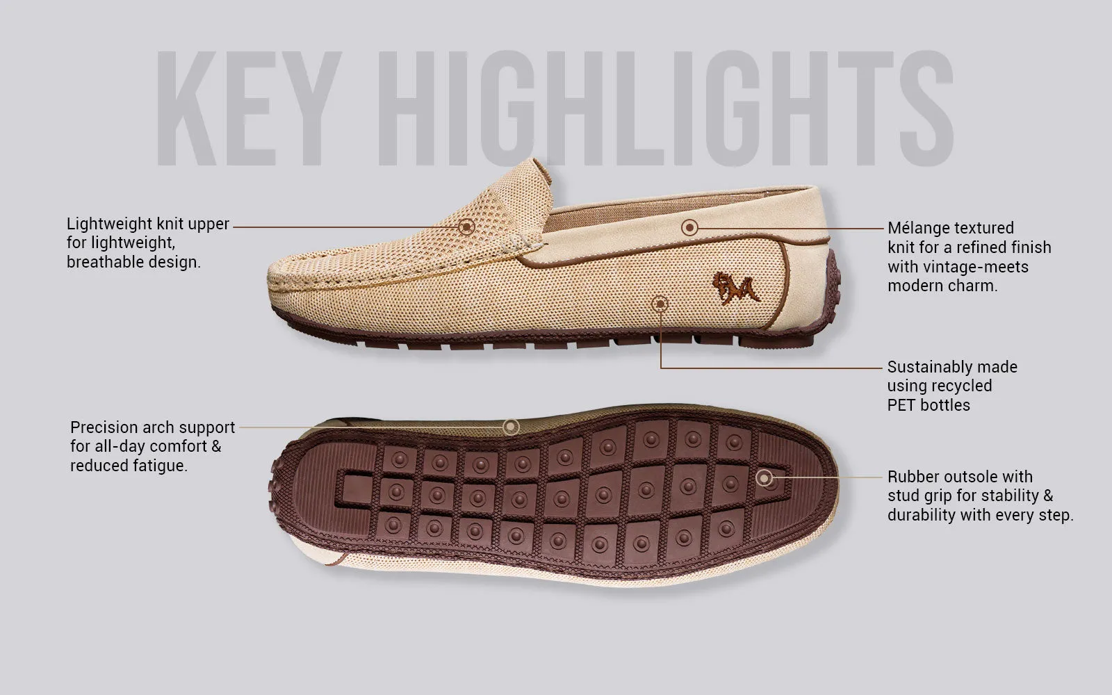 The Weave Loafers : Beige