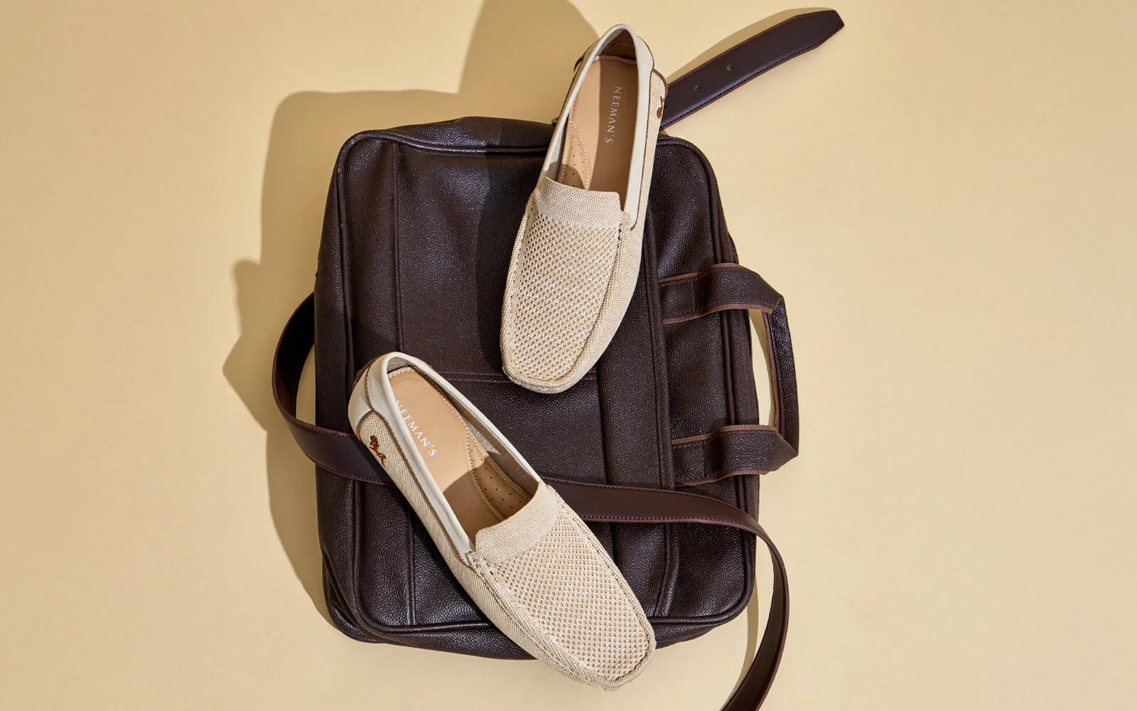 The Weave Loafers : Beige