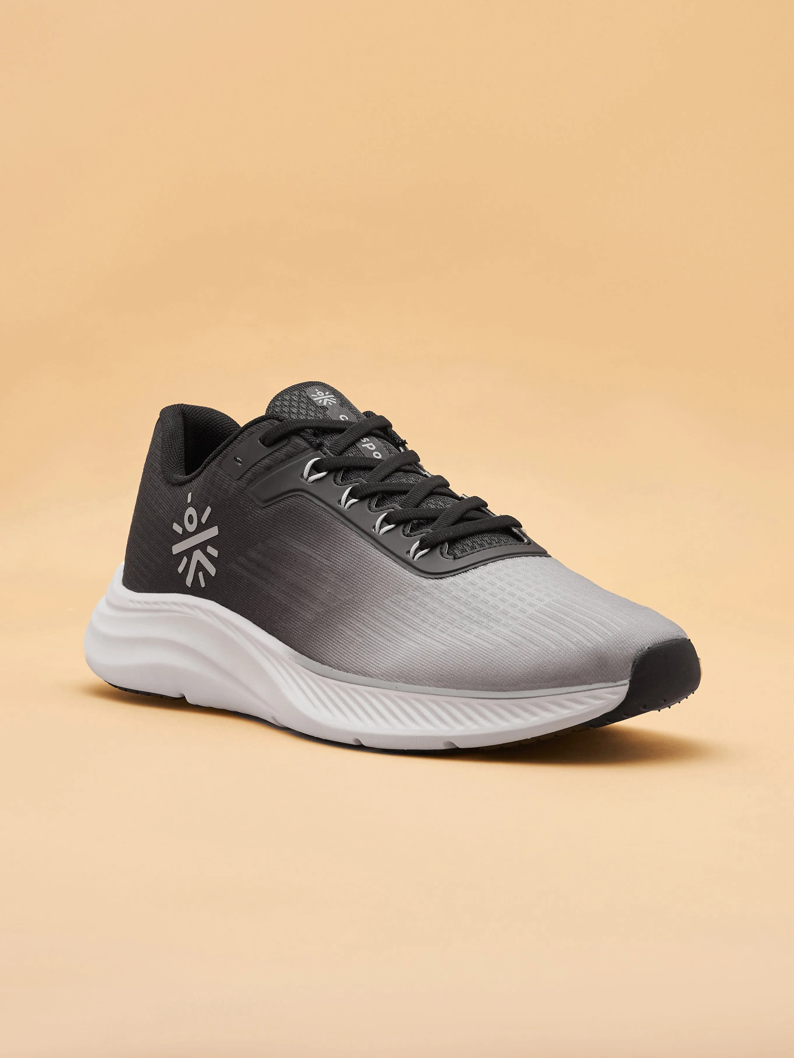 Thunderbird Men Running Shoes - Black/Ash Grey