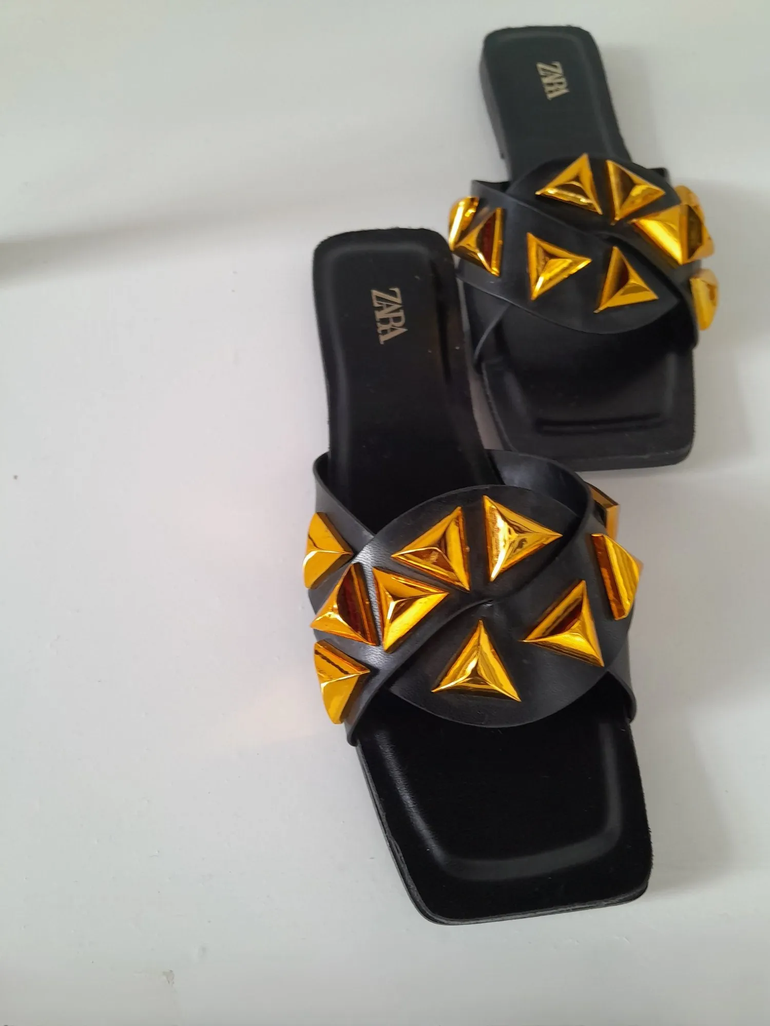 Tuli Leather Sandals - Black