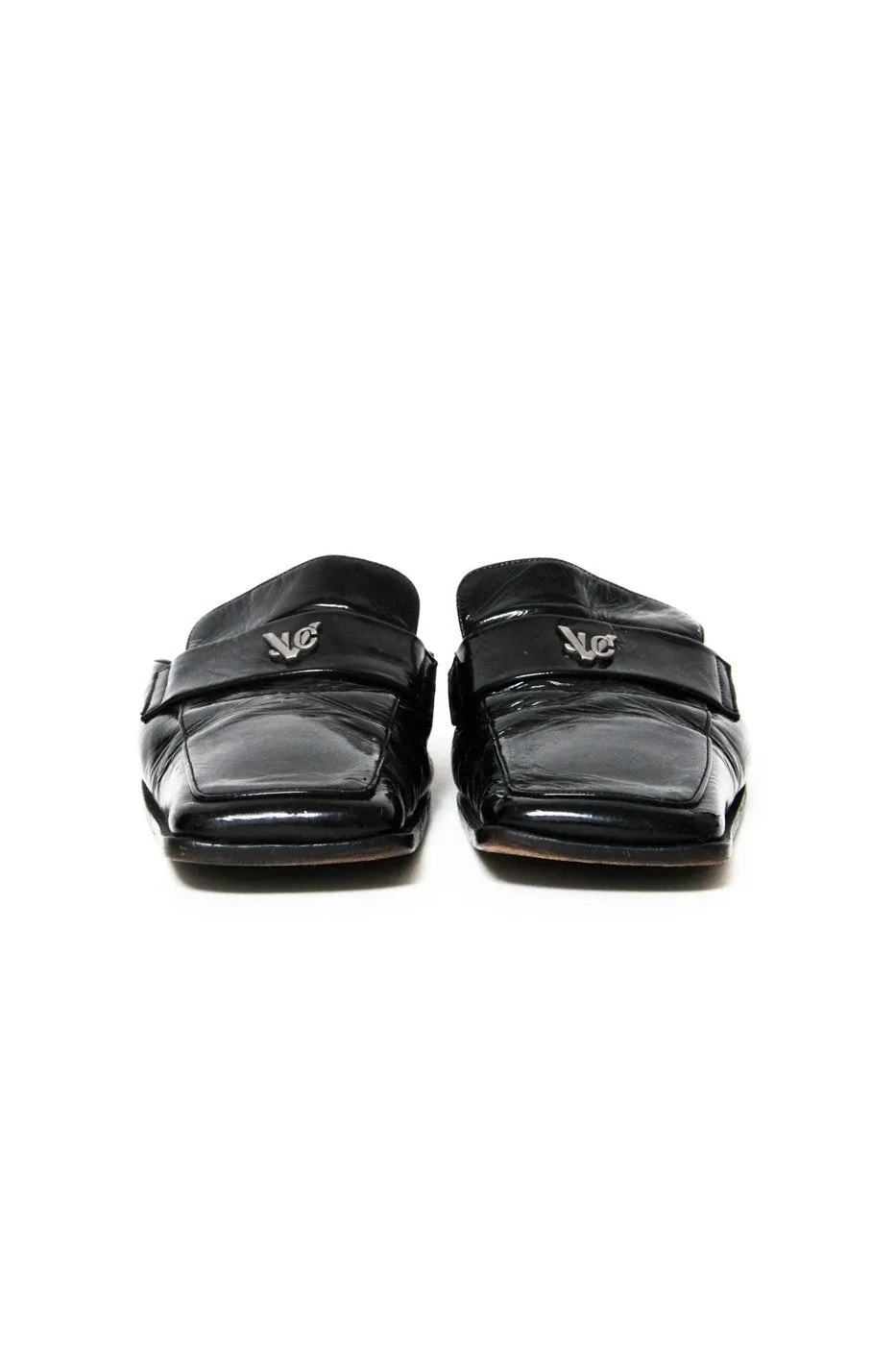 VINTAGE VERSACE LEATHER SLIPPER 38