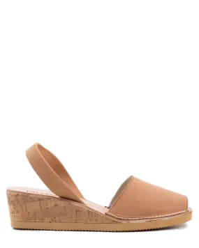 Wedge Sandal in Cuero