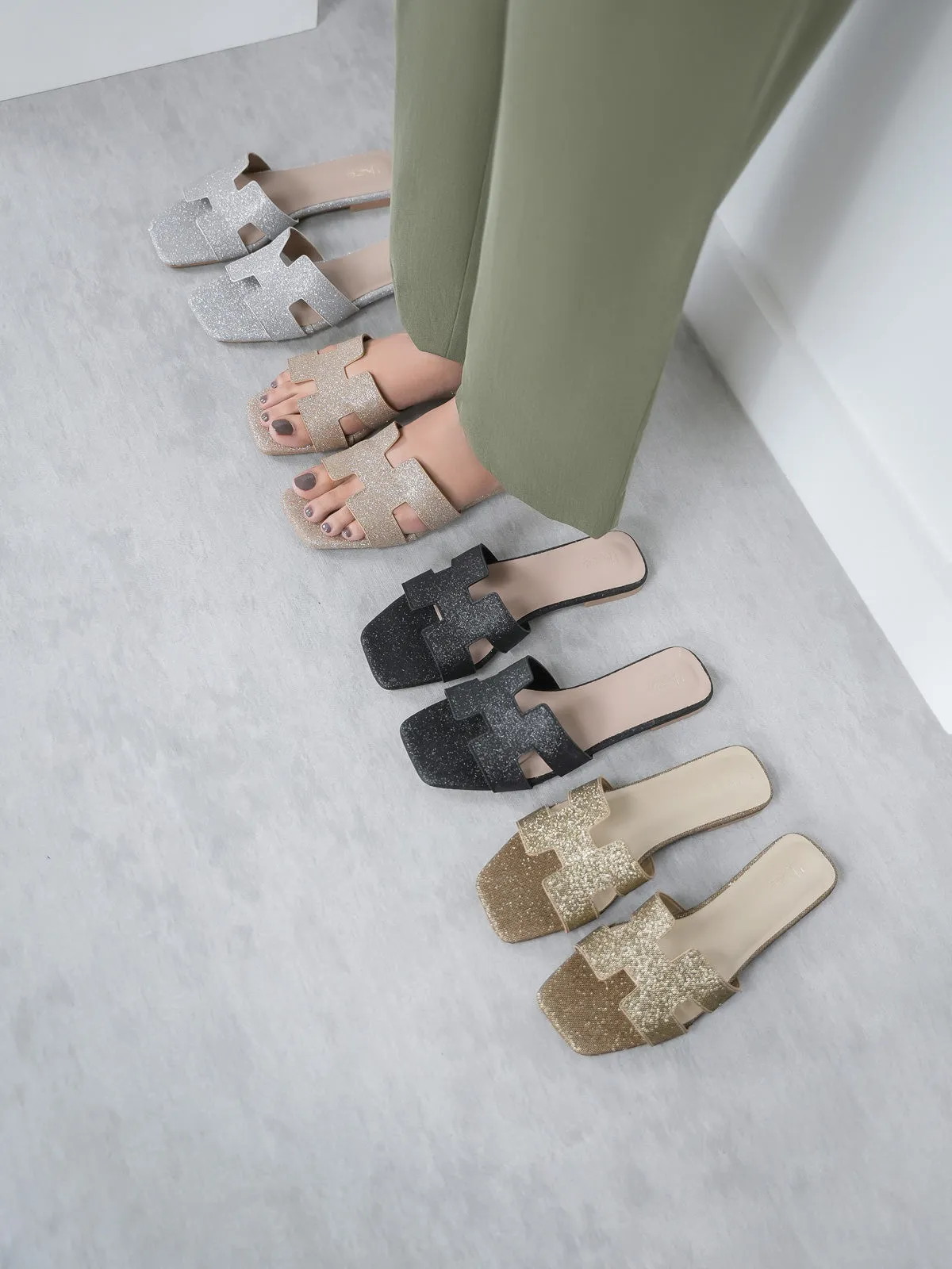 Women's "TINES" Fancy Evening Slippers