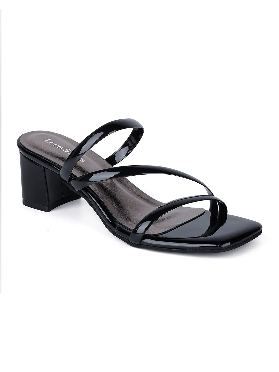 Women's Sillicon Straps Black Lightweight Sandals