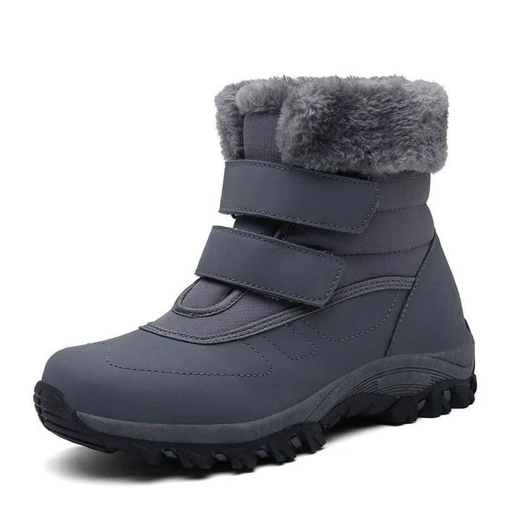 Women's Thick Fur Waterproof Snow Boots