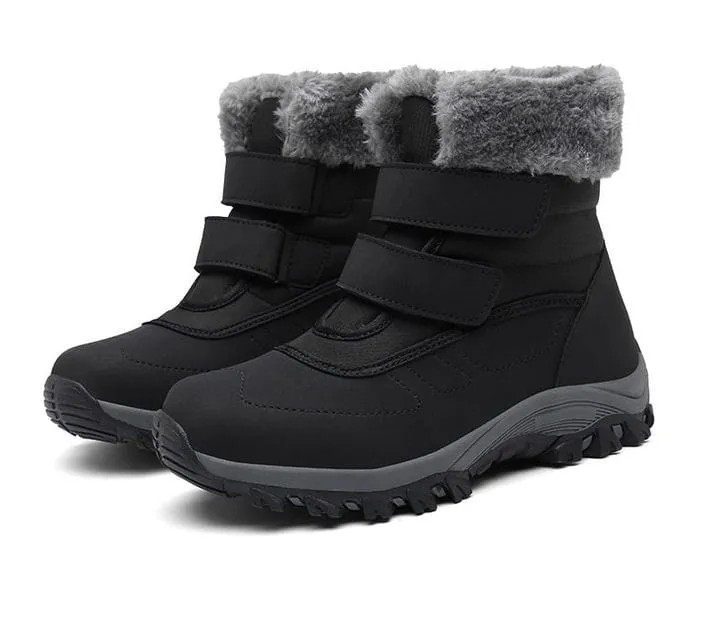 Women's Thick Fur Waterproof Snow Boots