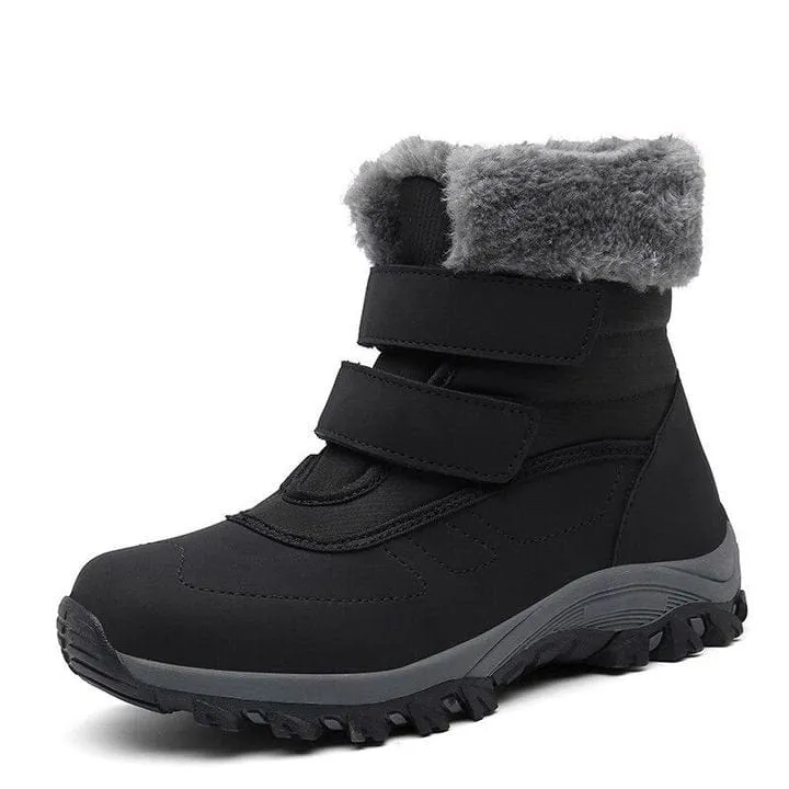Women's Thick Fur Waterproof Snow Boots