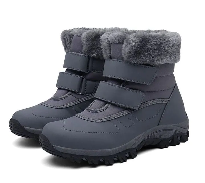 Women's Thick Fur Waterproof Snow Boots