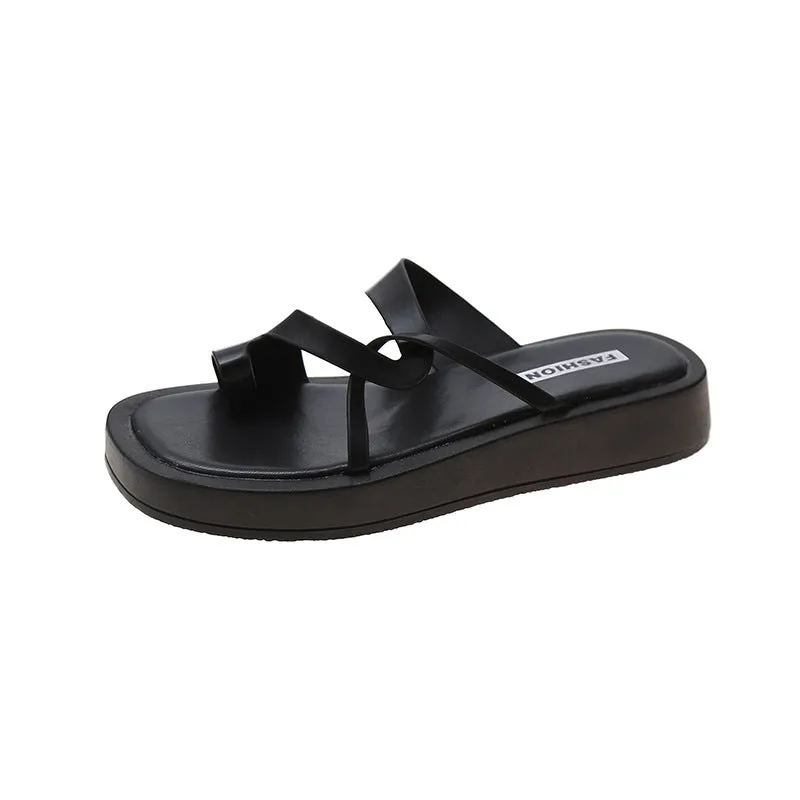 Women's Thick Toe Roman Beach Sandals And Slippers | Brodtica.com