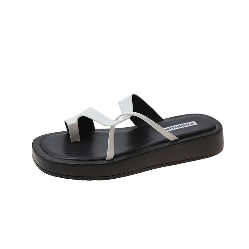 Women's Thick Toe Roman Beach Sandals And Slippers | Brodtica.com