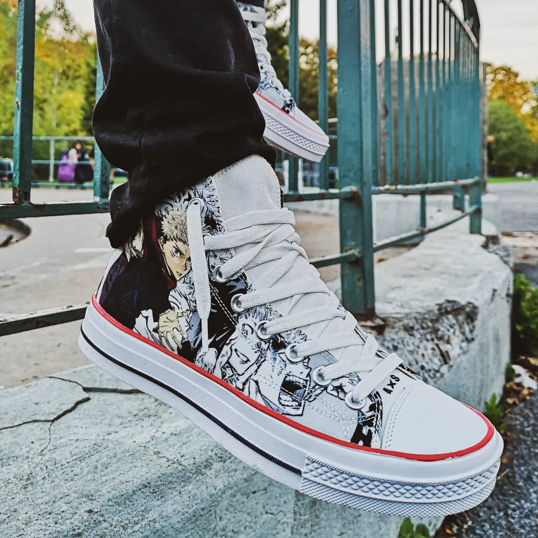 Yuji Itadori High-Top Canvas
