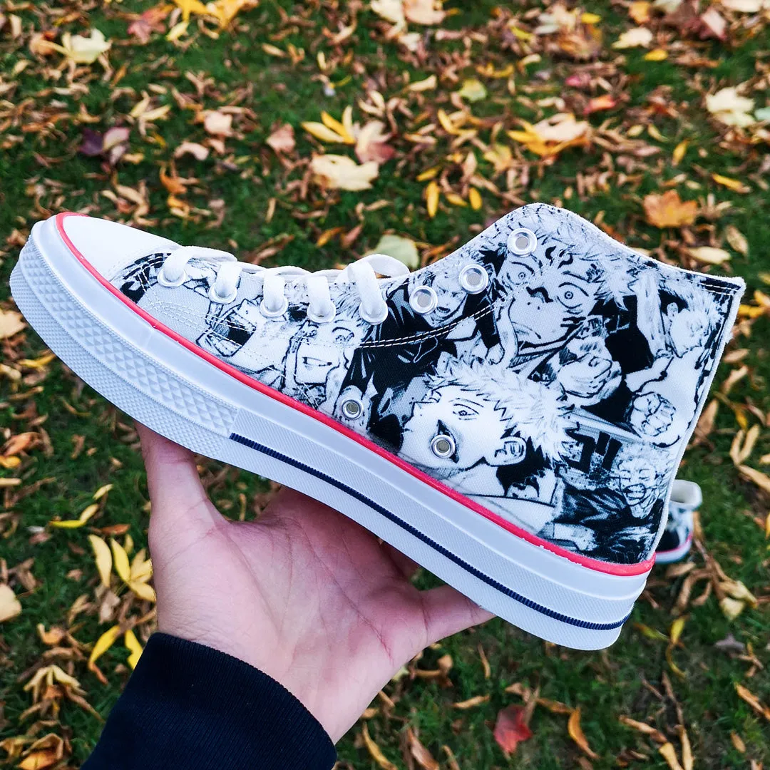 Yuji Itadori High-Top Canvas