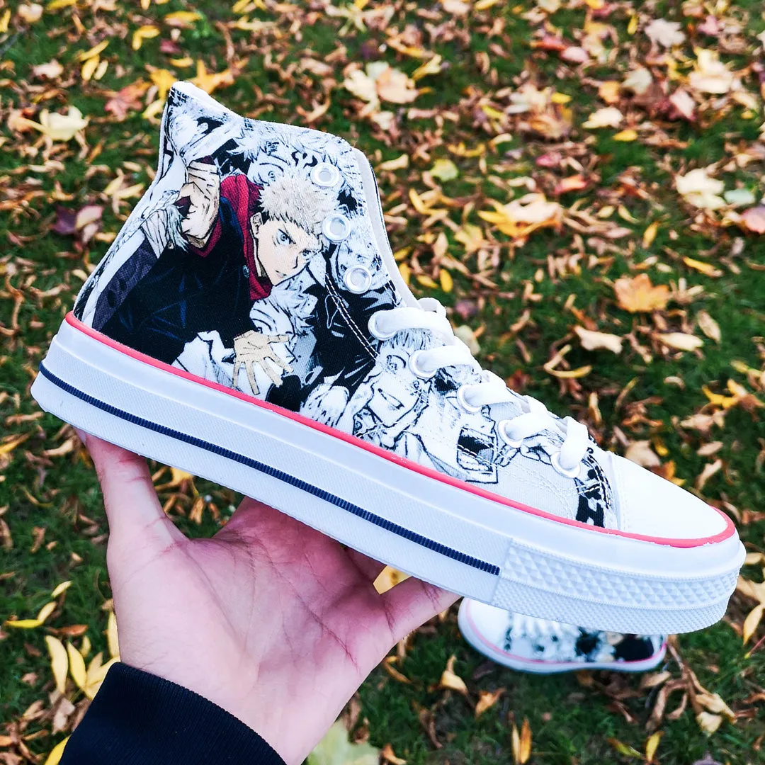 Yuji Itadori High-Top Canvas